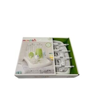 Munchkin Fold Drying Rack OS White Folding Pegs Baby Bottle Accessories